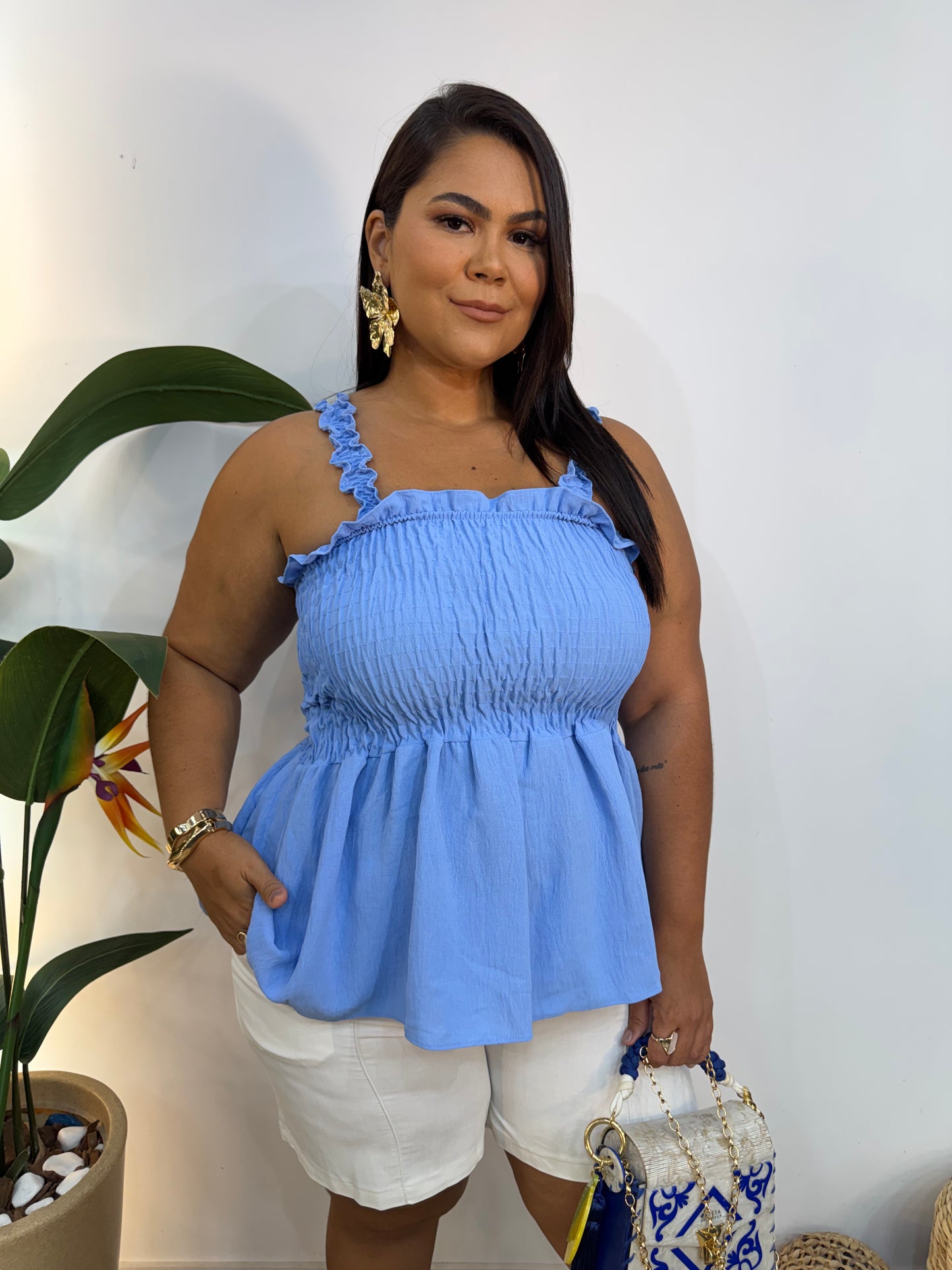 Blusa Romantic Duna – Ajuste Perfeito e Elegância