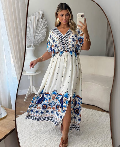 Vestido Encanto Floral Preto – Elegância Clássica e Feminilidade Natural