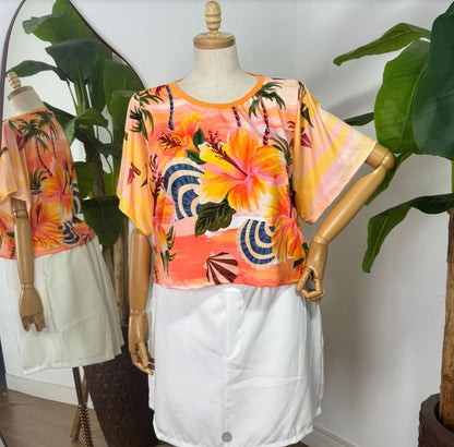 Blusa Luana em malha light - O Toque de Cor e Conforto que Seu Look Merece