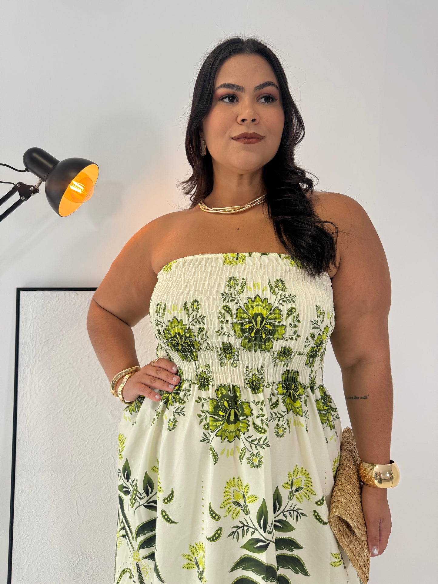 Vestido Daniela Verde - Fresco e tropical perfeito pra quem ama se sentir linda sem esforço