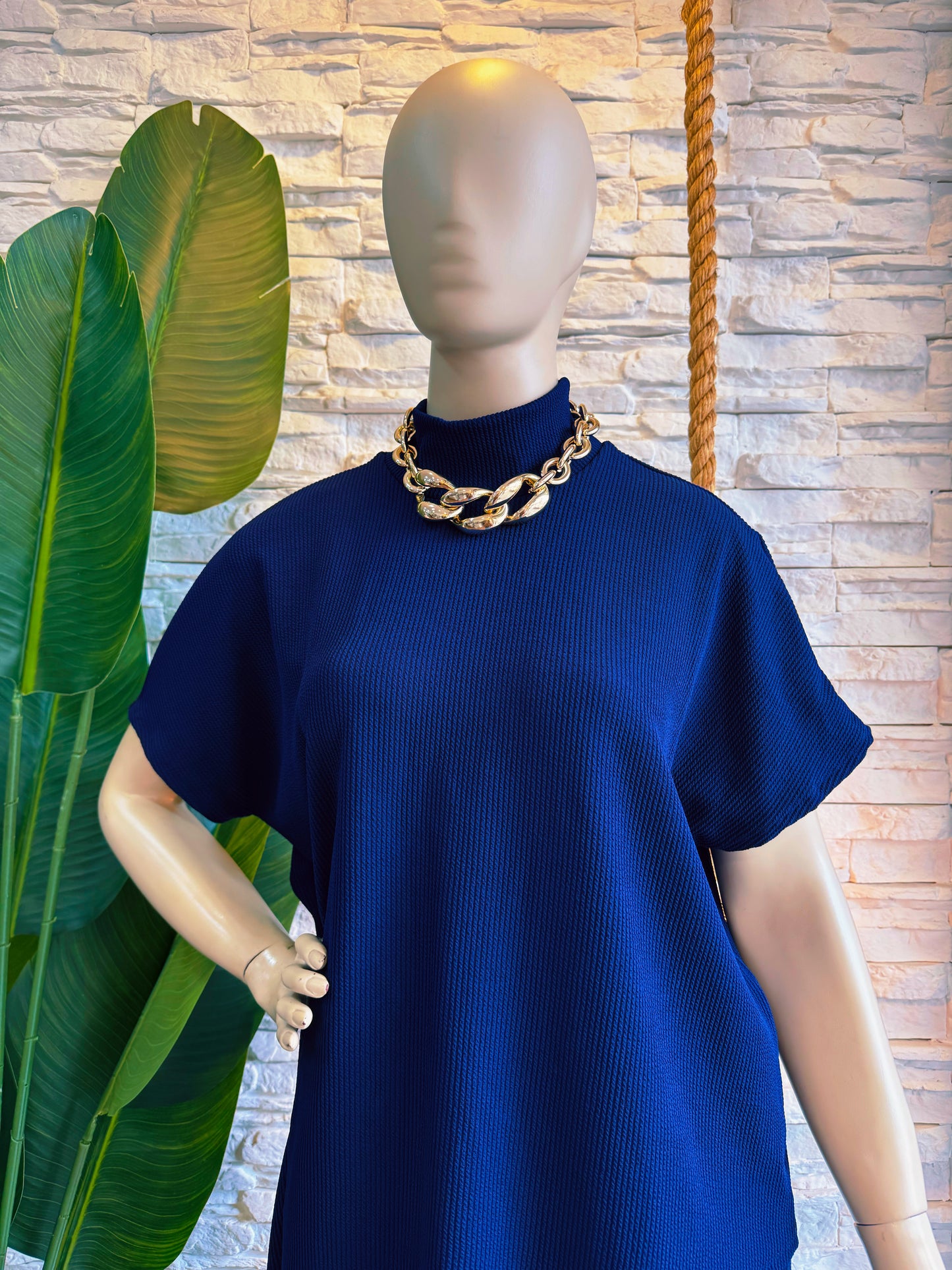 Conjunto Feminino em Malha Creponada