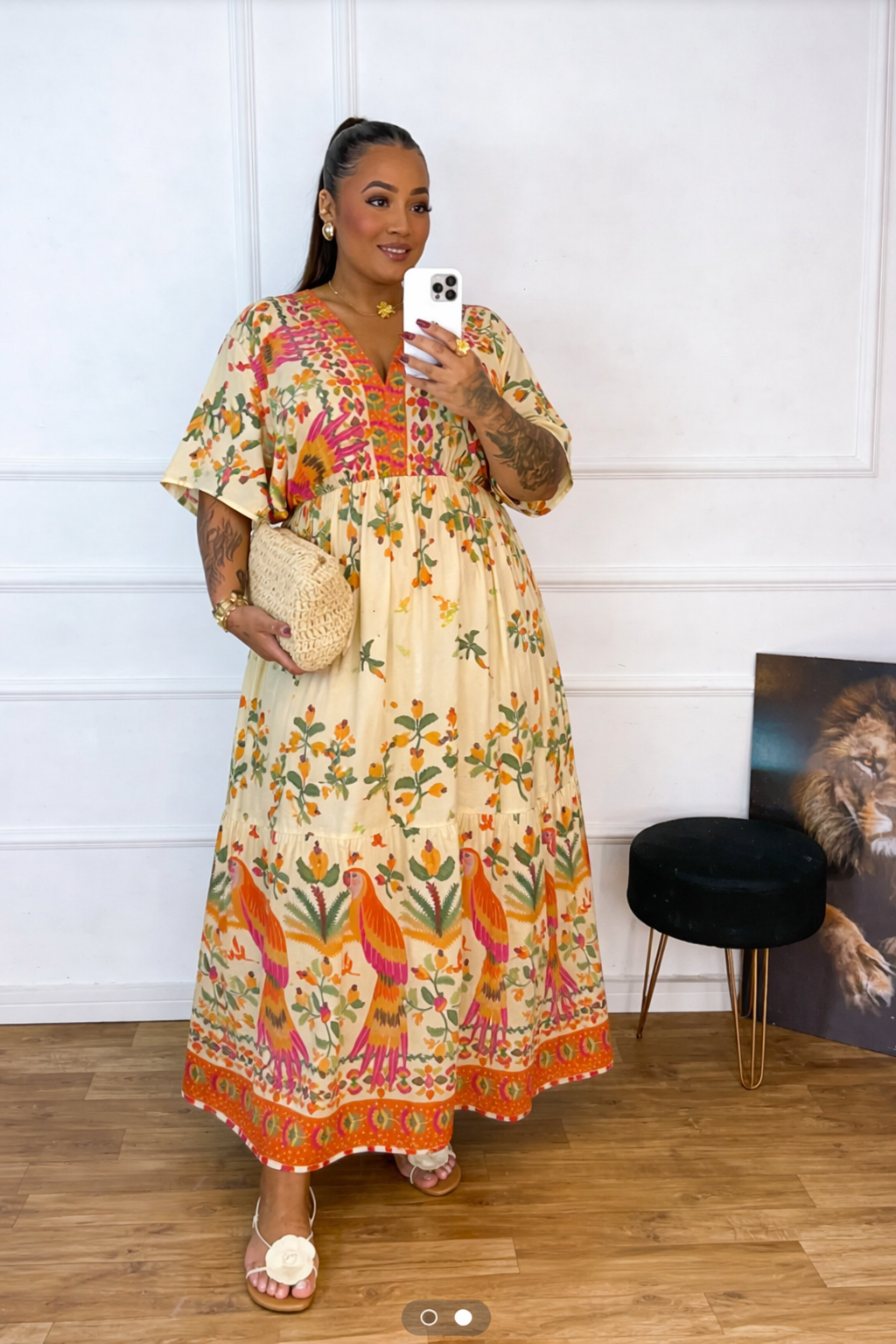 Vestido Encanto Floral Preto – Elegância Clássica e Feminilidade Natural