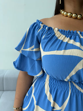 Vestido Lola Estampado – Elegância e Conforto em Tecido de Caimento Perfeito