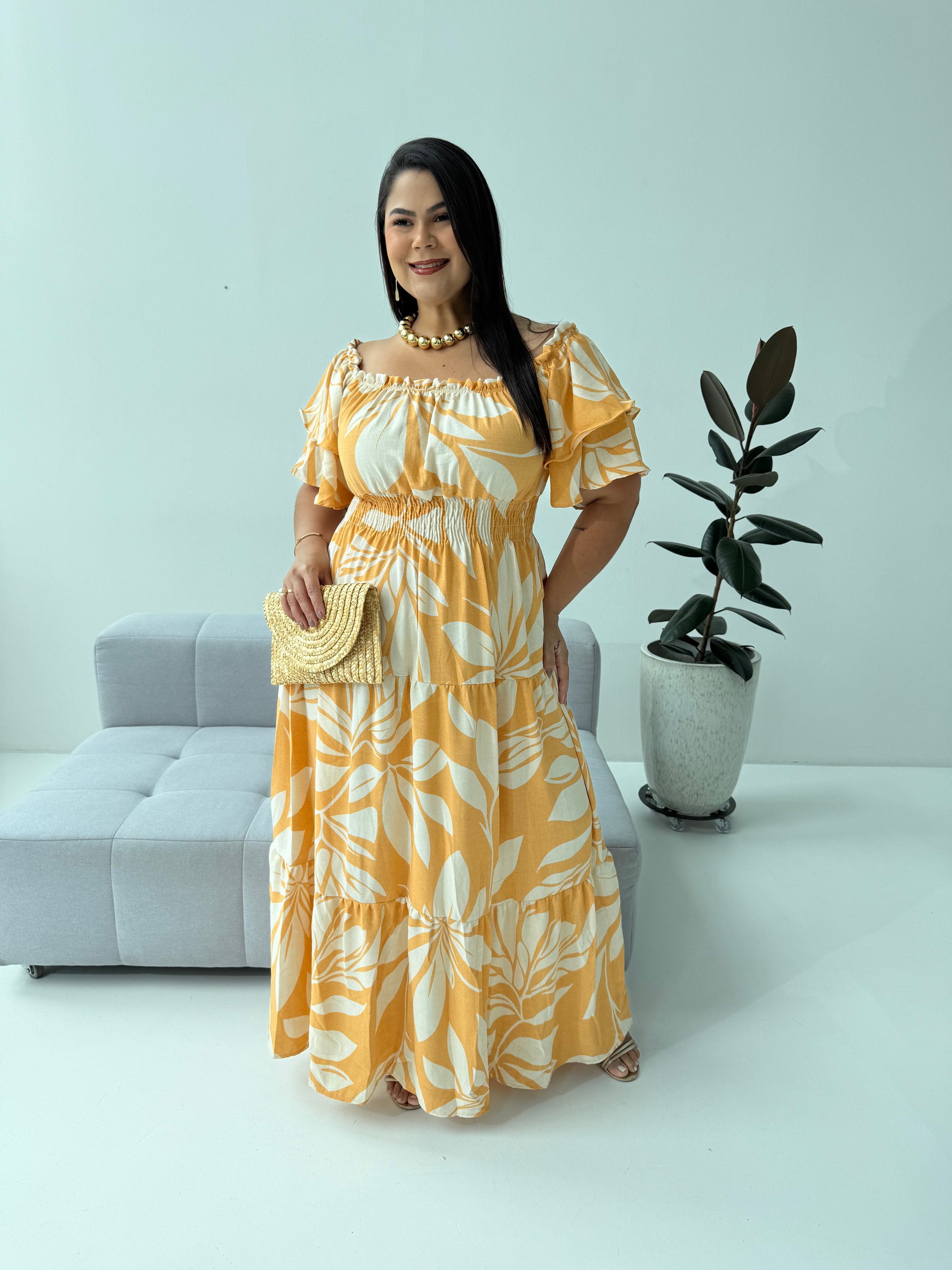 Vestido Estampado Lola – Leveza, Conforto e Estilo em Cada Detalhe