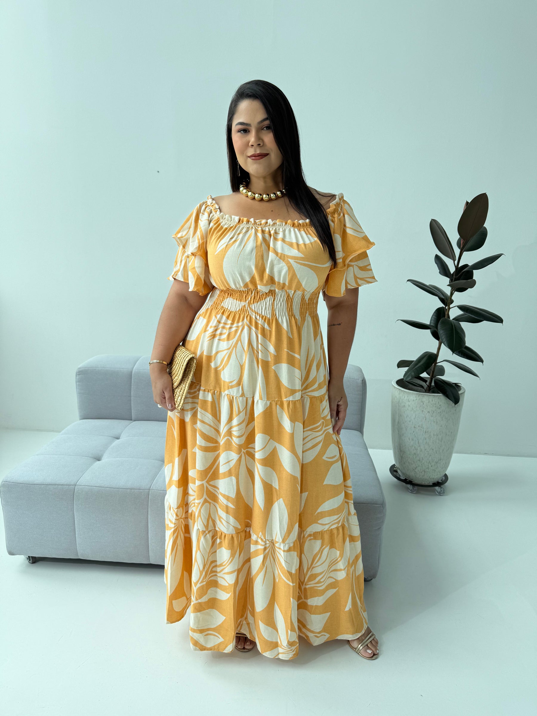 Vestido Estampado Lola – Leveza, Conforto e Estilo em Cada Detalhe